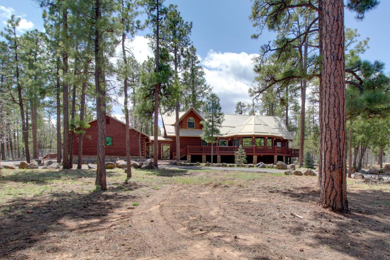 Lakeside Cabin On 2 Acres With Fire Pit And Hot Tub! Villa Pinetop-Lakeside Exterior photo