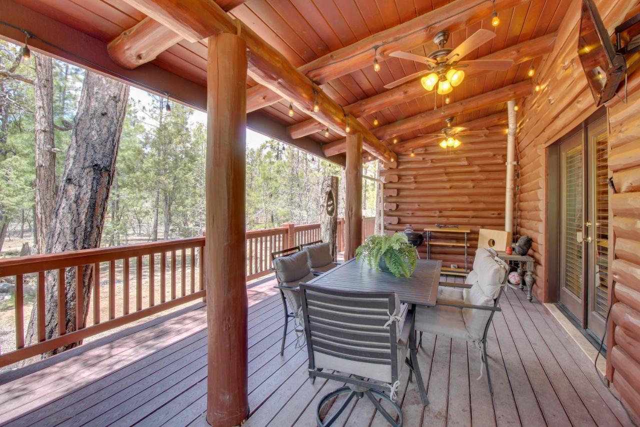 Lakeside Cabin On 2 Acres With Fire Pit And Hot Tub! Villa Pinetop-Lakeside Exterior photo