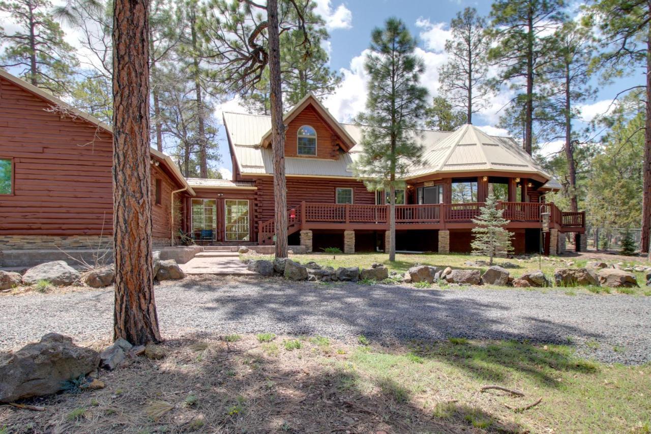 Lakeside Cabin On 2 Acres With Fire Pit And Hot Tub! Villa Pinetop-Lakeside Exterior photo